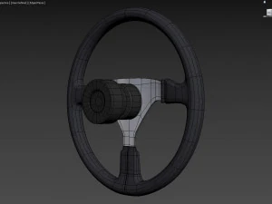 Momo steering wheel 3D Model