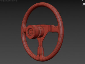 Momo steering wheel 3D Model