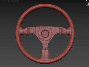 Momo steering wheel 3D Model