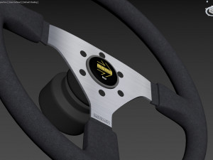 Momo steering wheel 3D Model