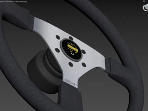 Momo steering wheel 3D Model