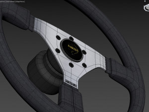 Momo steering wheel 3D Model