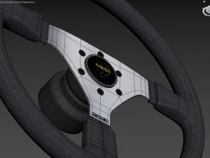 Momo steering wheel 3D Model