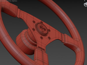 Momo steering wheel 3D Model