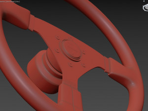 Momo steering wheel 3D Model