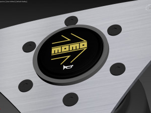 Momo steering wheel 3D Model