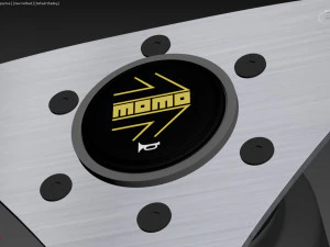 Momo steering wheel 3D Model