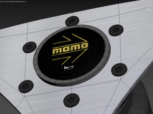Momo steering wheel 3D Model