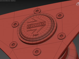 Momo steering wheel 3D Model