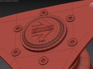 Momo steering wheel 3D Model