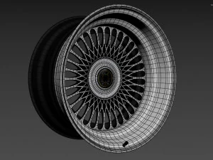SEVENK FORGED KADI Wheel 3D Model
