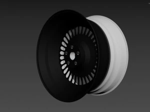 SEVENK FORGED KADI Wheel 3D Model