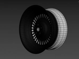 SEVENK FORGED KADI Wheel 3D Model