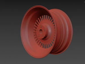 SEVENK FORGED KADI Wheel 3D Model