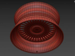 SEVENK FORGED KADI Wheel 3D Model