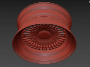 SEVENK FORGED KADI Wheel 3D Model
