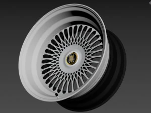 SEVENK FORGED KADI Wheel 3D Model