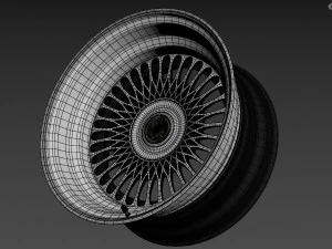 SEVENK FORGED KADI Wheel 3D Model