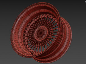 SEVENK FORGED KADI Wheel 3Dモデル