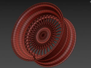 SEVENK FORGED KADI Wheel 3D Model