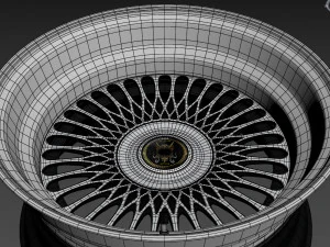 SEVENK FORGED KADI Wheel 3D Model