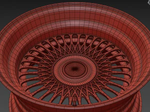 SEVENK FORGED KADI Wheel 3D Model
