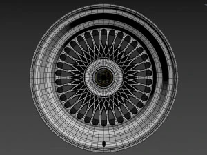 SEVENK FORGED KADI Wheel 3D Model