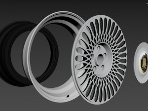 SEVENK FORGED KADI Wheel 3Dモデル