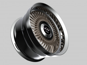 Work Carving 40 custom wheel 3D मॉडल