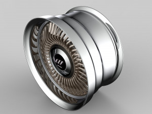 Work Carving 40 custom wheel 3D मॉडल