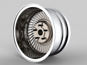 Work Carving 40 custom wheel 3D मॉडल