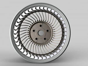 Work Carving 40 custom wheel 3D Model