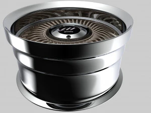 Work Carving 40 custom wheel 3D Model