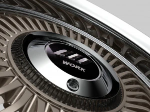 Work Carving 40 custom wheel 3D Model