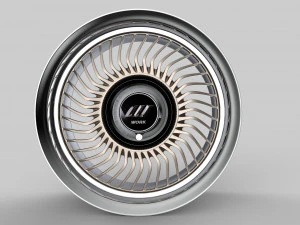 Work Carving 40 custom wheel 3D Model