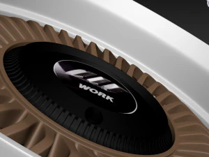 Work Carving 40 custom wheel 3D Model