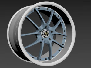 WORK VS-SS Wheel 3D Model