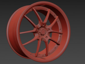 WORK VS-SS Wheel 3D मॉडल