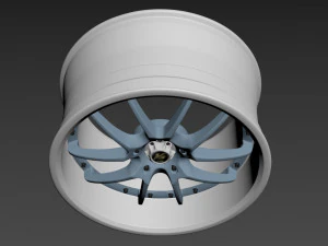 WORK VS-SS Wheel 3D Model