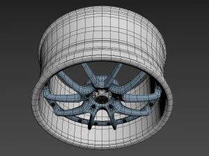 WORK VS-SS Wheel 3D Model