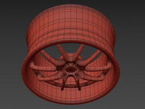 WORK VS-SS Wheel 3D मॉडल