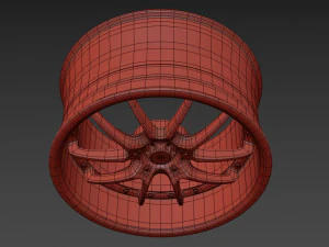 WORK VS-SS Wheel 3D Model