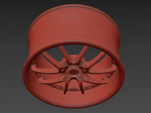 WORK VS-SS Wheel 3D Model