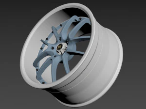 WORK VS-SS Wheel 3D Model