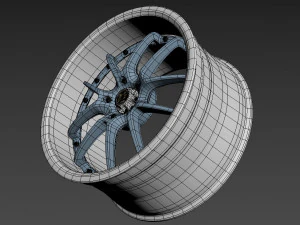 WORK VS-SS Wheel 3D Model