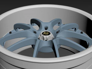 WORK VS-SS Wheel 3D Model