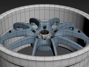 WORK VS-SS Wheel 3D Model
