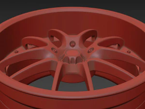 WORK VS-SS Wheel 3D Model
