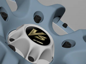 WORK VS-SS Wheel 3D Model