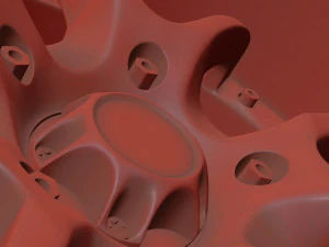 WORK VS-SS Wheel 3D Model